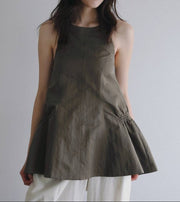 【anuke 2026 PRE FALL COLLECTION】Ribbon Peplum Tops - Champdelarose