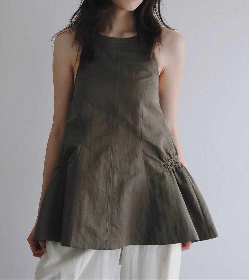 【anuke 2026 PRE FALL COLLECTION】Ribbon Peplum Tops - Champdelarose