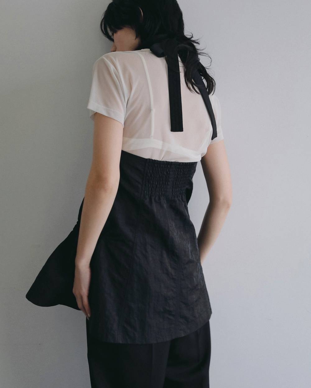 【anuke 2026 PRE FALL COLLECTION】Ribbon Peplum Tops - Champdelarose