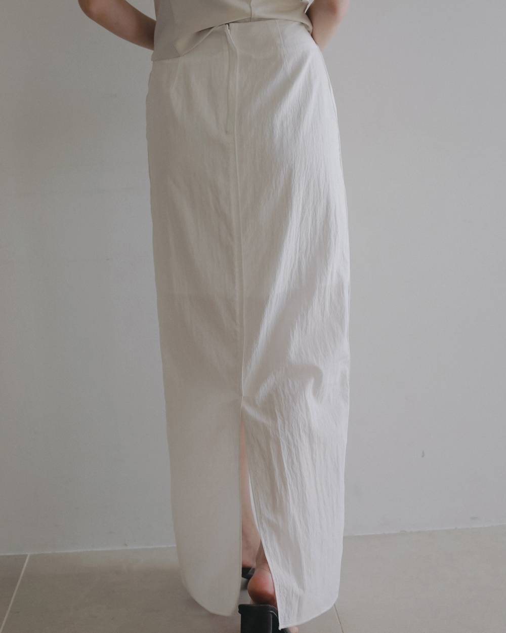 【anuke 2026 PRE FALL COLLECTION】Sheer Pencil Skirt - Champdelarose