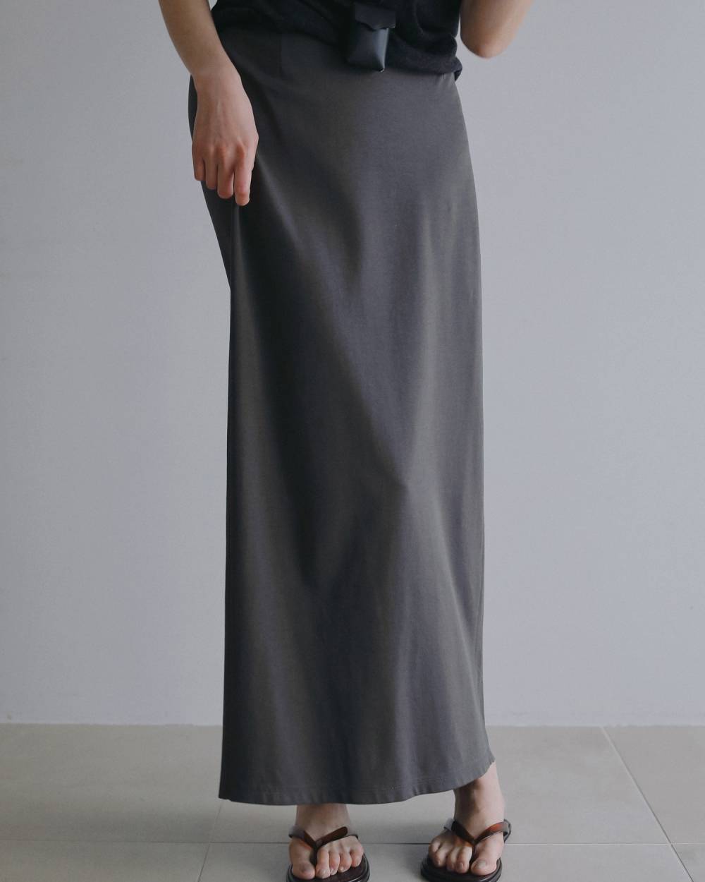 【anuke 2026 PRE FALL COLLECTION】Sheer Workpocket Skirt - Champdelarose