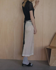 【anuke 2026 PRE FALL COLLECTION】Sheer Workpocket Skirt - Champdelarose