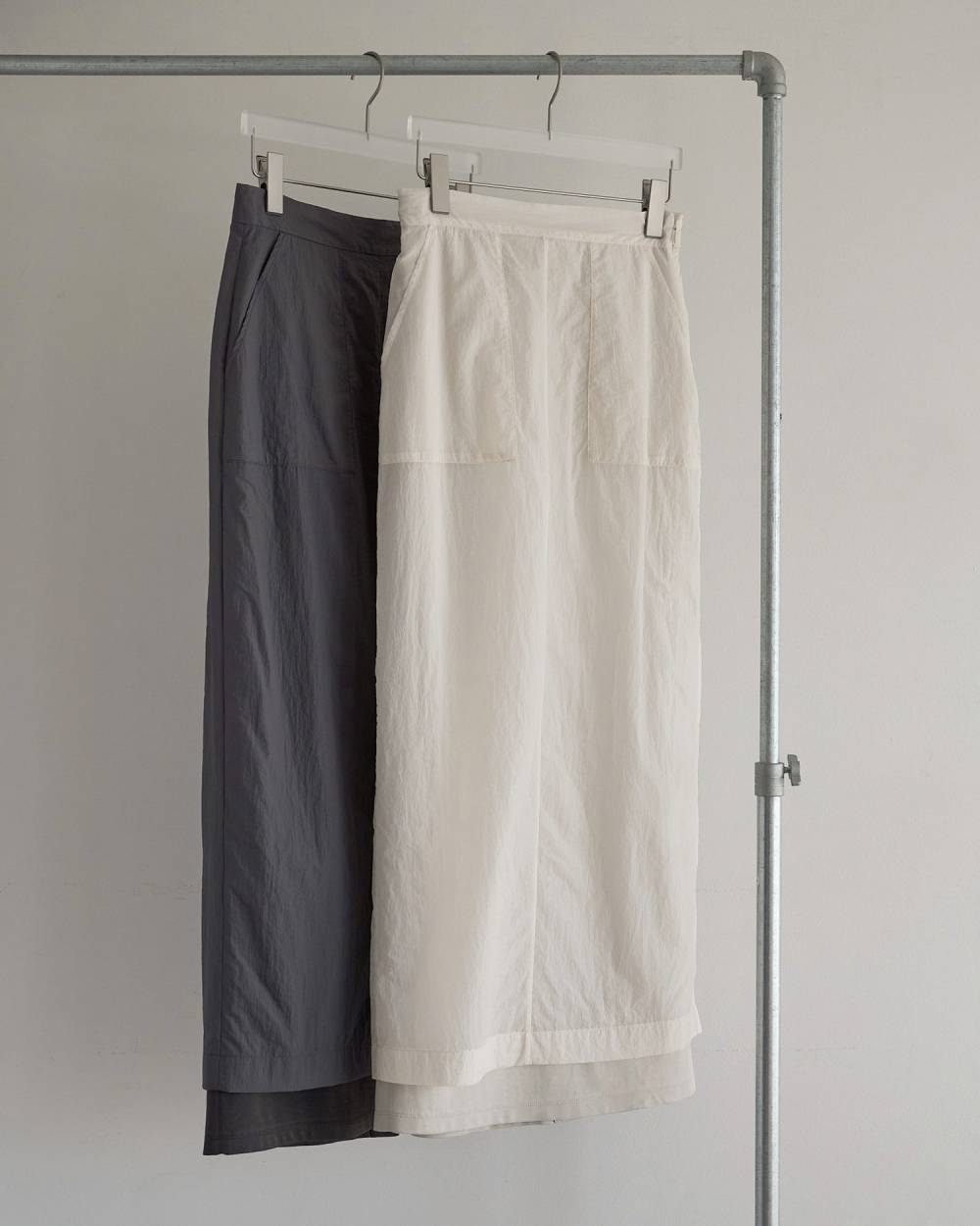 【anuke 2026 PRE FALL COLLECTION】Sheer Workpocket Skirt - Champdelarose