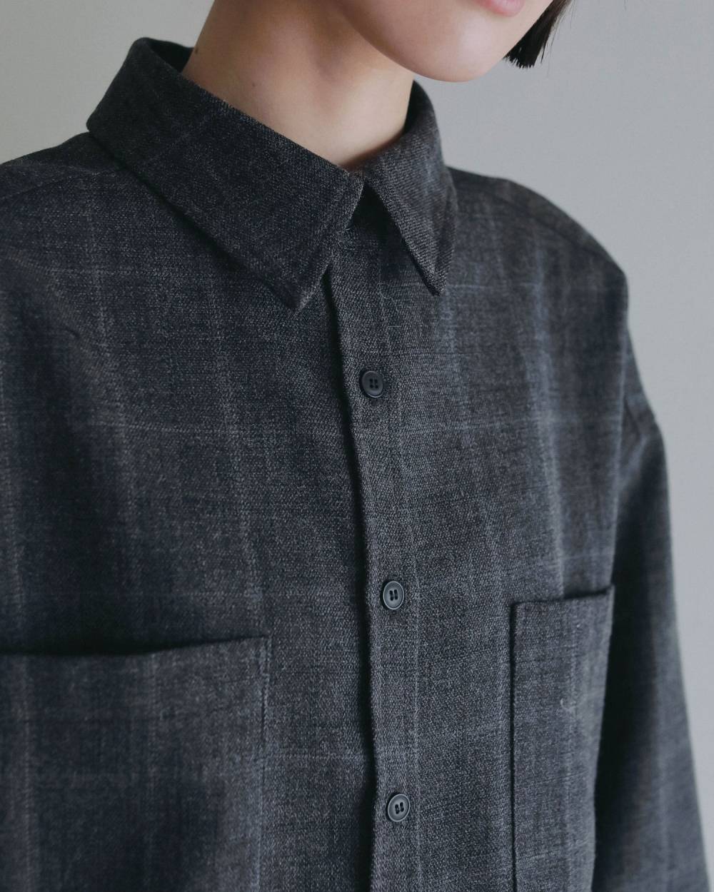 【anuke 2026 PRE FALL COLLECTION】Short Check Shirts - Champdelarose