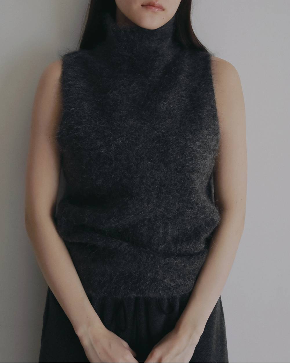 【anuke 2026 PRE FALL COLLECTION】Sleeveless Mohair Knit - Champdelarose
