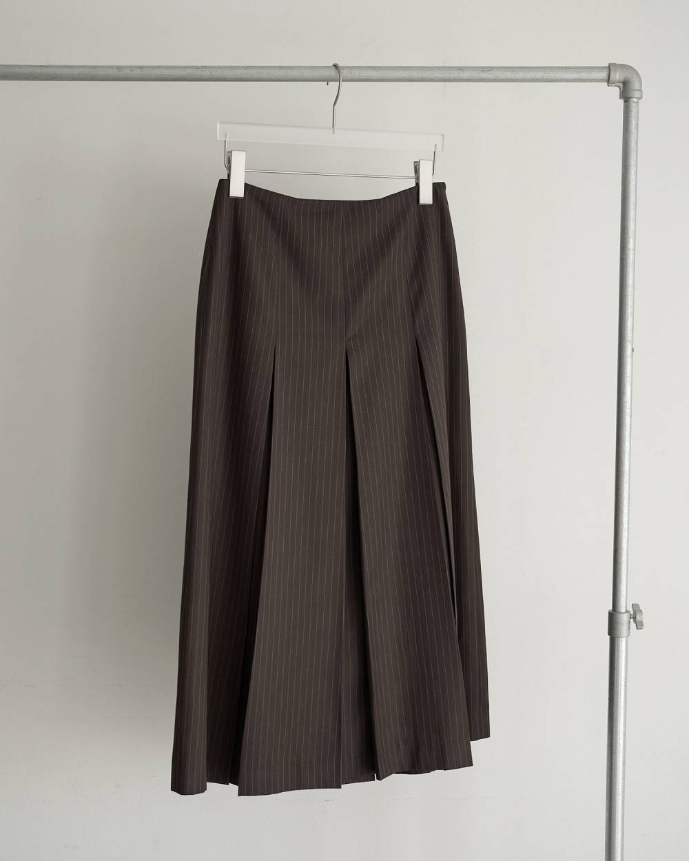 【anuke 2026 PRE FALL COLLECTION】Stripe Pleats Skirt - Champdelarose