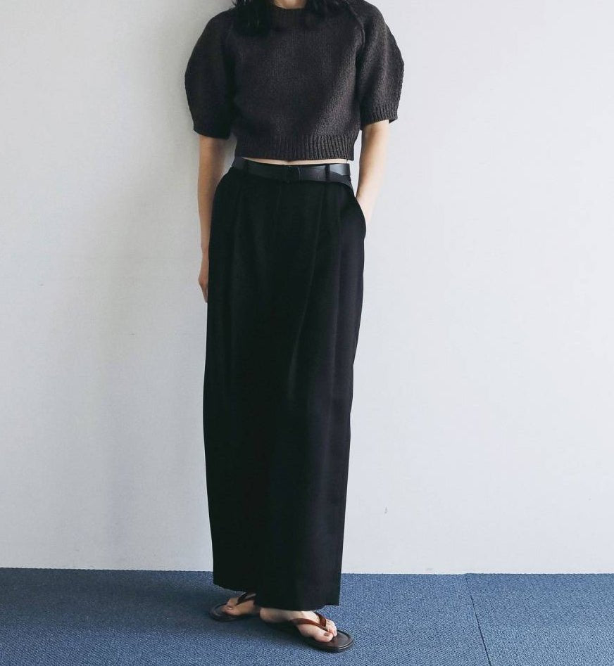 【anuke 2026 PRE FALL COLLECTION】Twill Satin Pants - Champdelarose