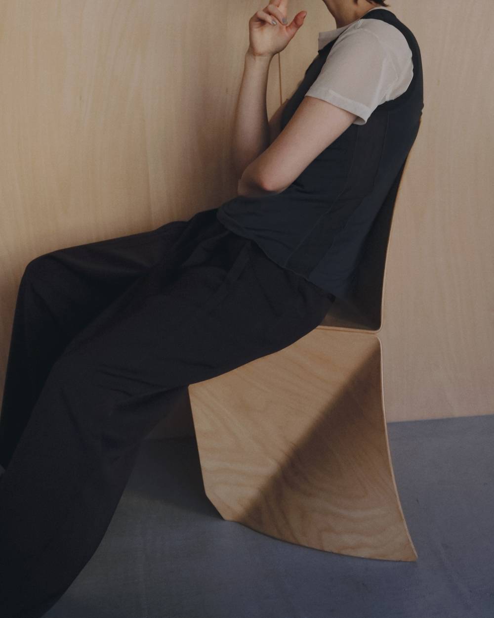 【anuke 2026 PRE FALL COLLECTION】Twill Satin Pants - Champdelarose