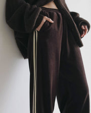 【anuke 2026 PRE FALL COLLECTION】Velour Track Pants - Champdelarose