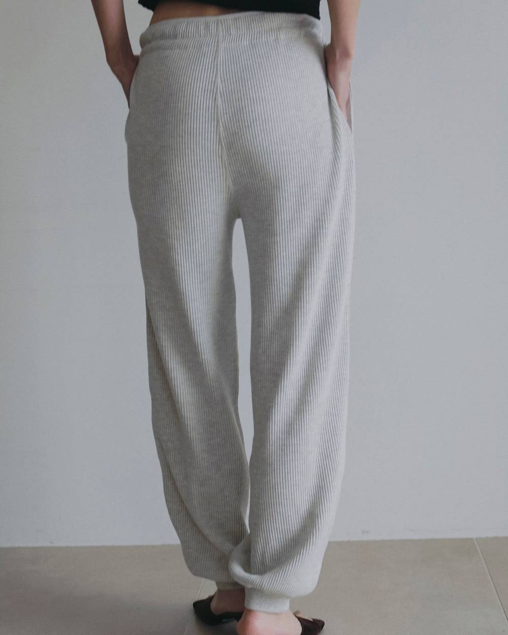 【anuke 2026 PRE FALL COLLECTION】Waffle Wide Pants - Champdelarose