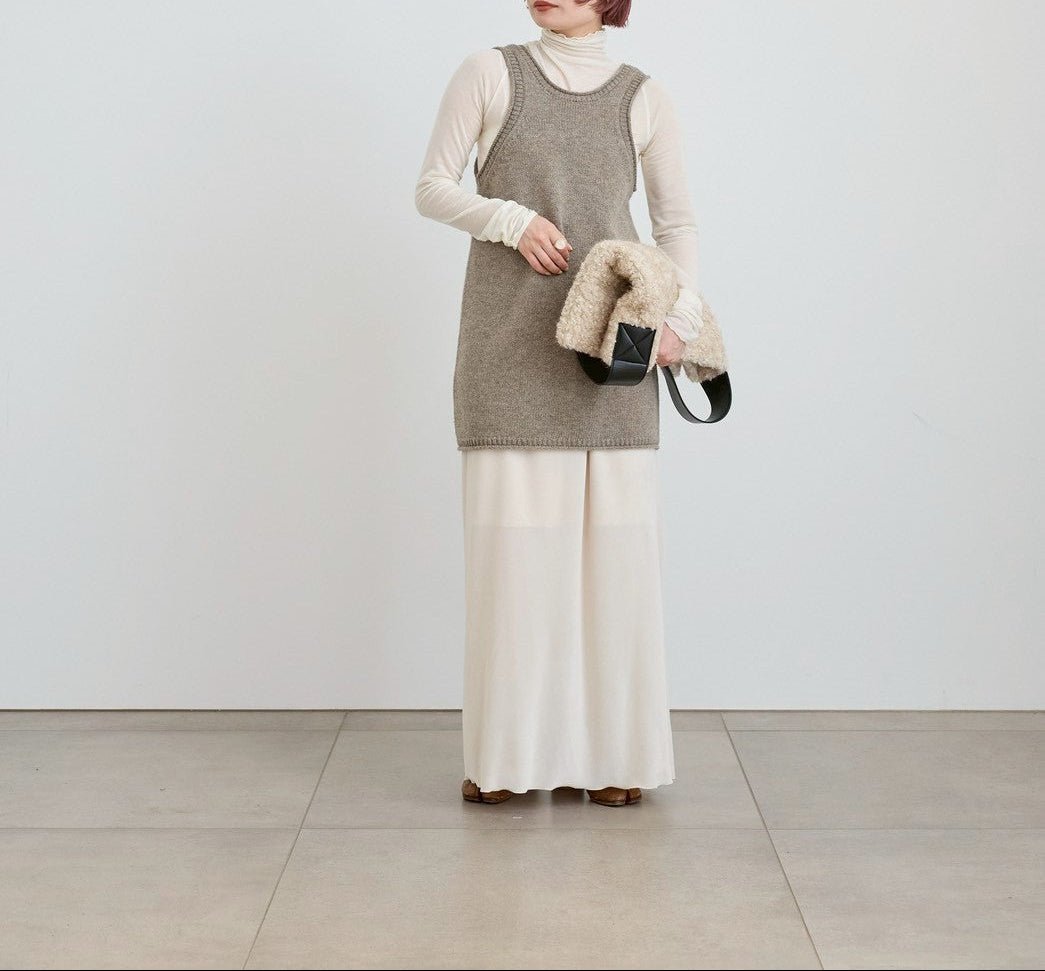 【anuke 2026 winter】Boa Tote Bag - Champdelarose