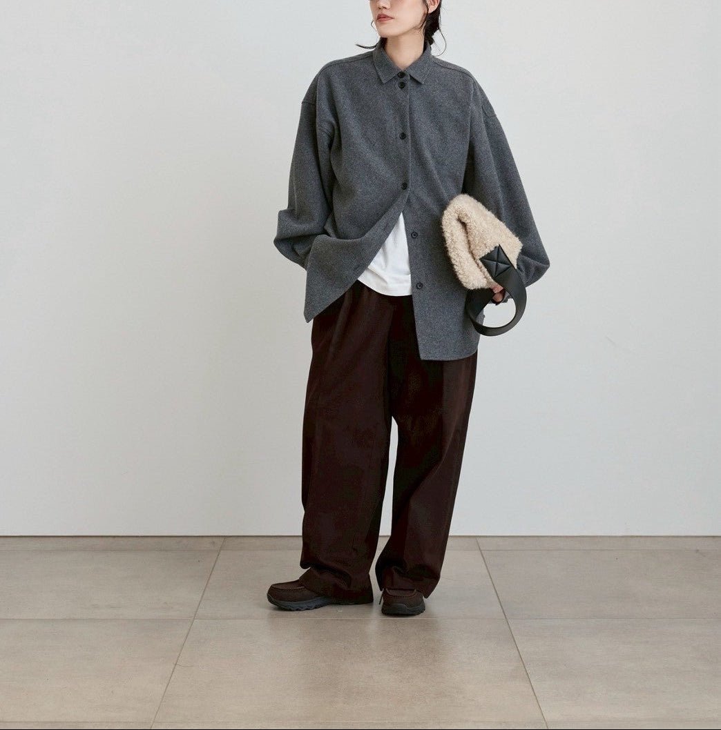 【anuke 2026 winter】Boa Tote Bag - Champdelarose