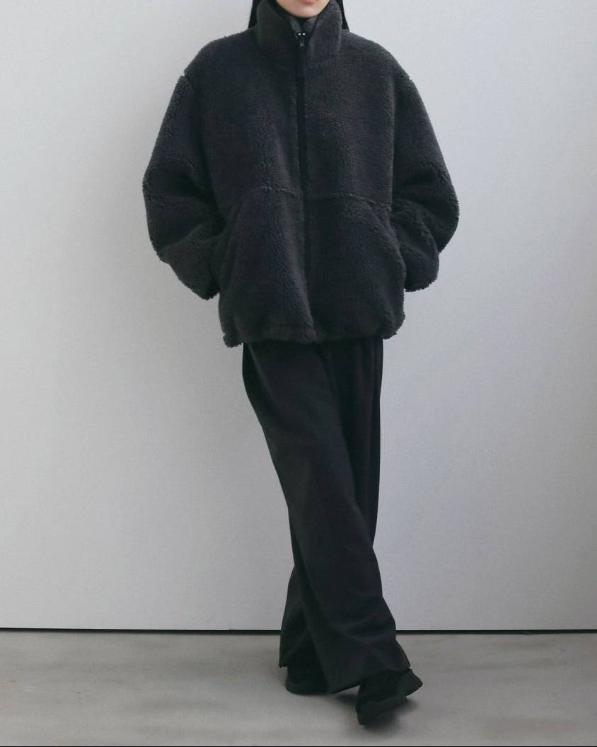 【anuke 2026 winter】Boa Zip Blouson - Champdelarose