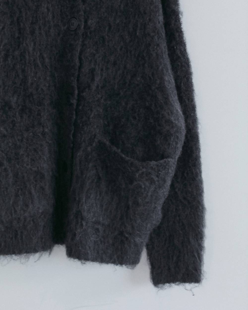 【anuke 2026 winter】Brushed Knit Jacket - Champdelarose