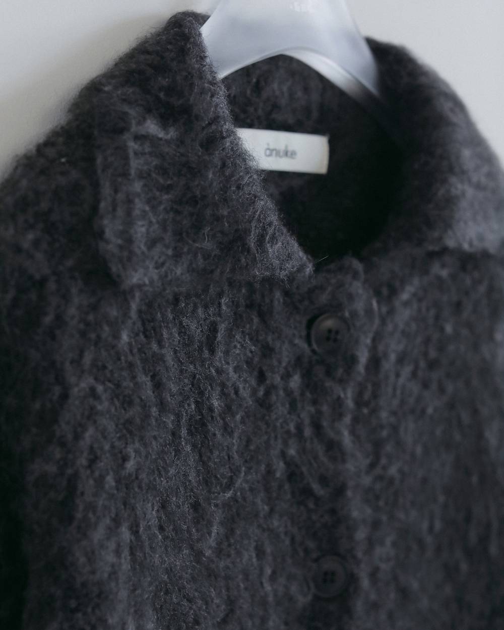 【anuke 2026 winter】Brushed Knit Jacket - Champdelarose