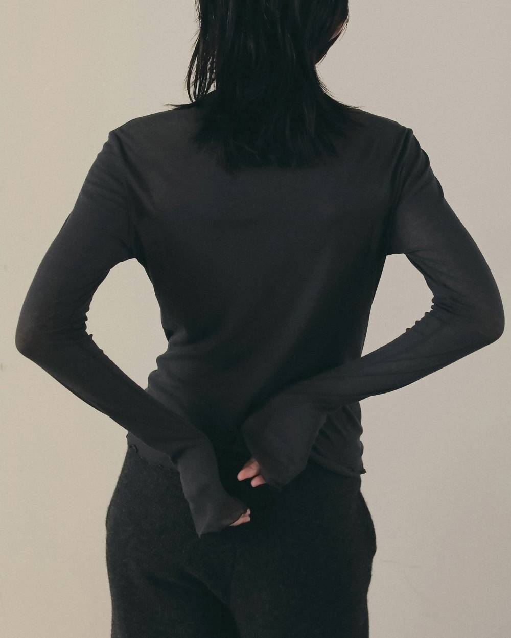 【anuke 2026 winter】Cashmere Silk Turtle - Champdelarose