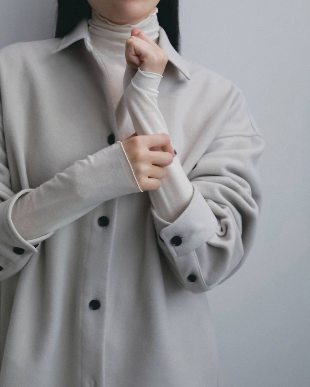 【anuke 2026 winter】Cashmere Silk Turtle - Champdelarose