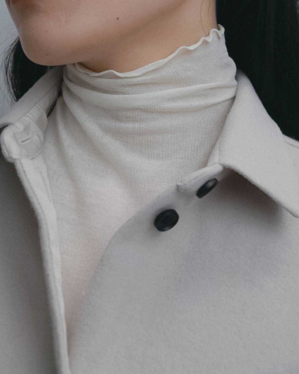 【anuke 2026 winter】Cashmere Silk Turtle - Champdelarose