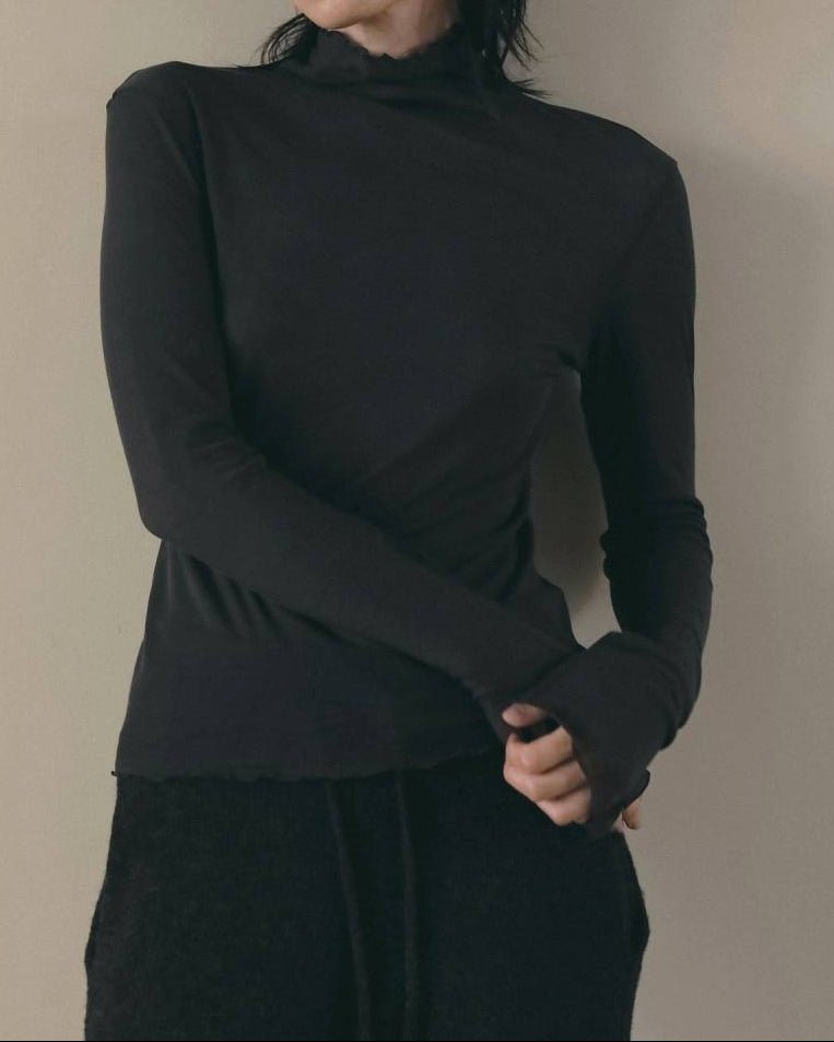 【anuke 2026 winter】Cashmere Silk Turtle - Champdelarose