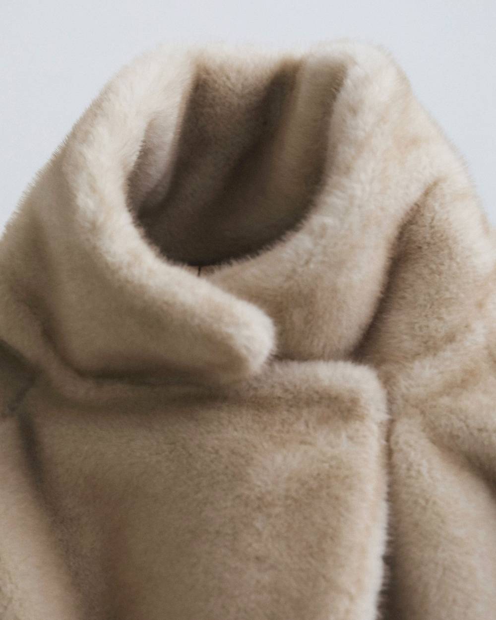 【anuke 2026 winter】Eco Minkfur Jacket - Champdelarose