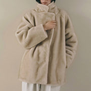 【anuke 2026 winter】Eco Minkfur Jacket - Champdelarose