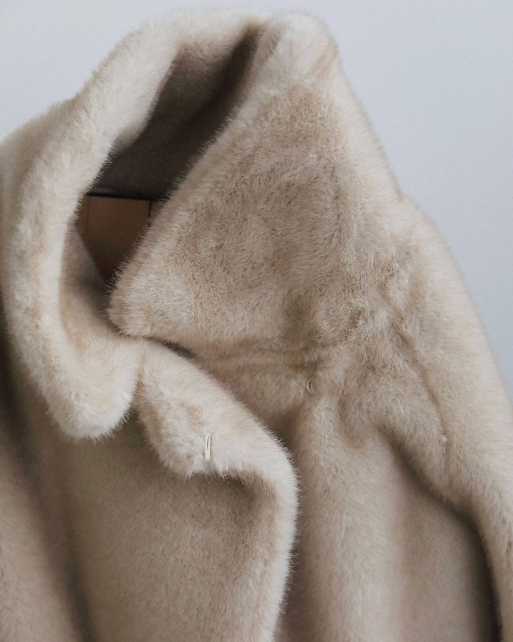 【anuke 2026 winter】Eco Minkfur Jacket - Champdelarose