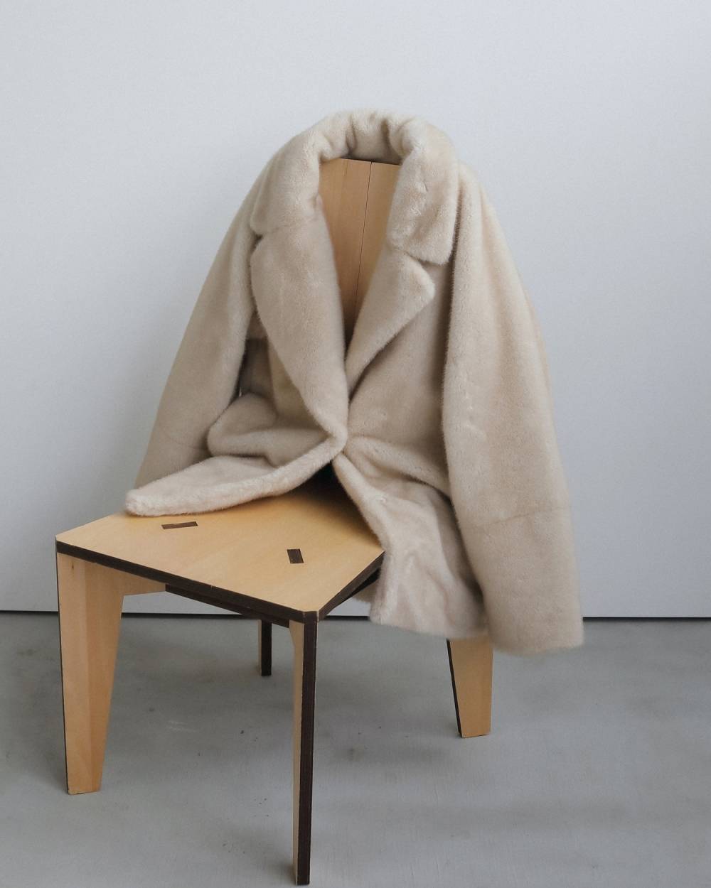 【anuke 2026 winter】Eco Minkfur Jacket - Champdelarose