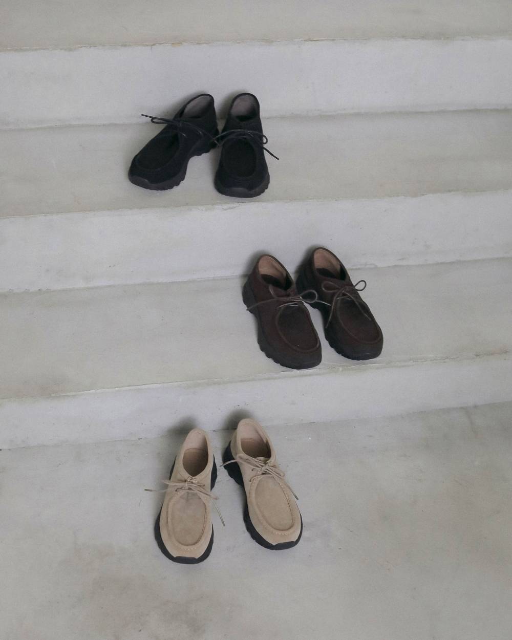 【anuke 2026 winter】Eco Suede Moccasin - Champdelarose