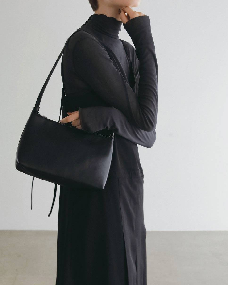 【anuke 2026 winter】Ecoleather Hand Bag - Champdelarose