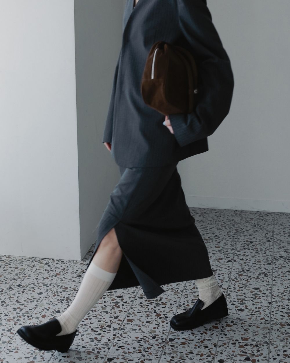 【anuke 2026 winter】Ecoleather Loafers - Champdelarose