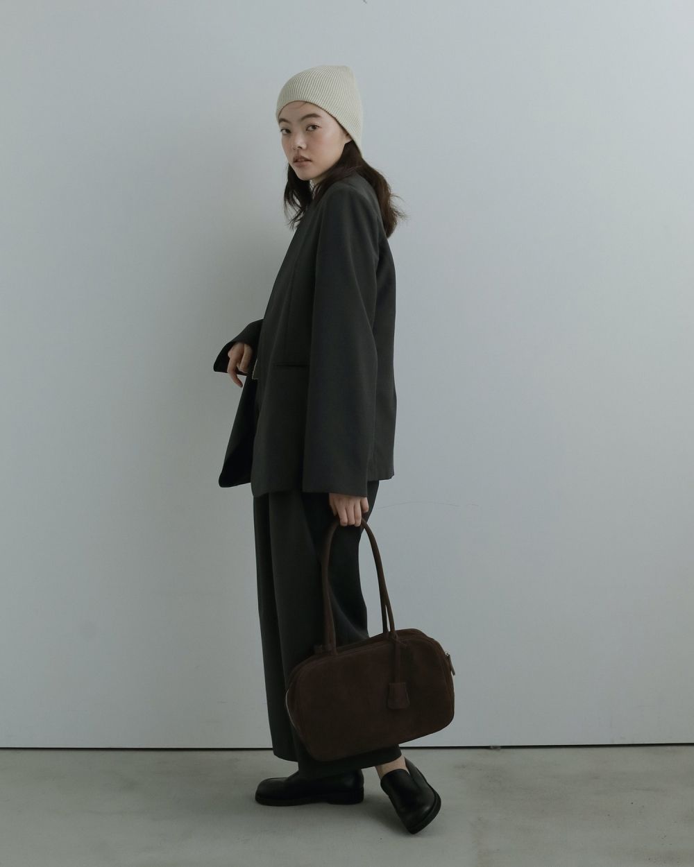 【anuke 2026 winter】Ecoleather Loafers - Champdelarose