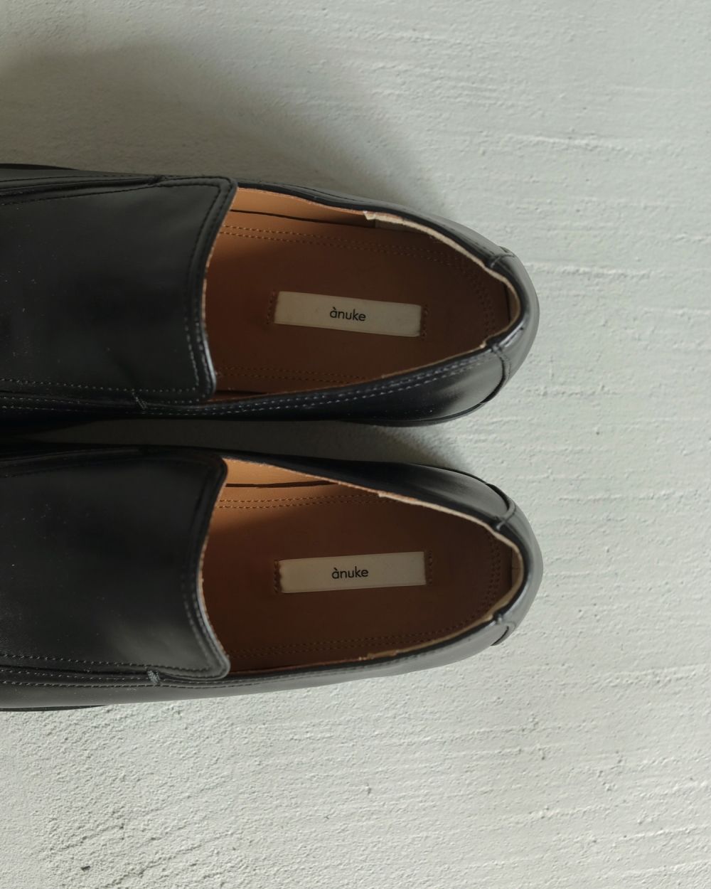 【anuke 2026 winter】Ecoleather Loafers - Champdelarose