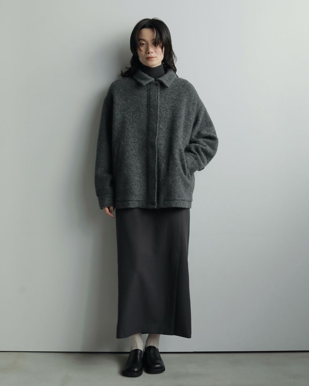 【anuke 2026 winter】Ecoleather Loafers - Champdelarose