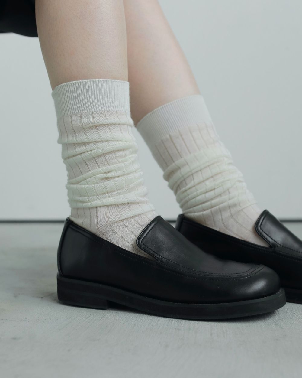 【anuke 2026 winter】Ecoleather Loafers - Champdelarose