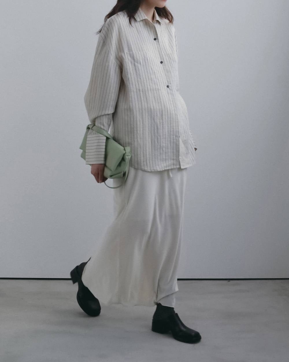 【anuke 2026 winter】Ecoleather Wrap Bag - Champdelarose