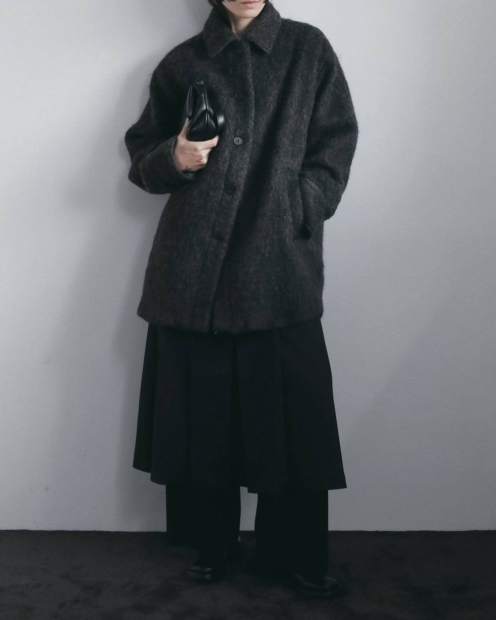 【anuke 2026 winter】Ecoleather Wrap Bag - Champdelarose