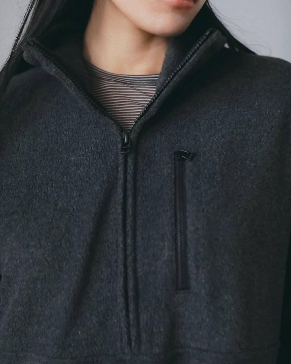 【anuke 2026 winter】Fleece Halfzip Combinaison - Champdelarose