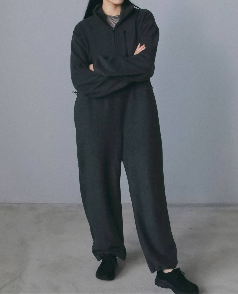 【anuke 2026 winter】Fleece Halfzip Combinaison - Champdelarose