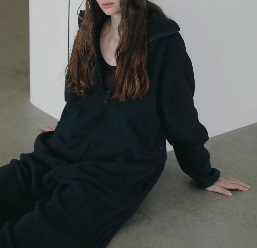 【anuke 2026 winter】Fleece Halfzip Combinaison - Champdelarose