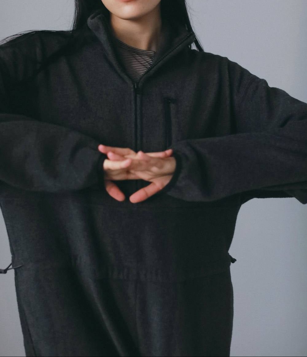 【anuke 2026 winter】Fleece Halfzip Combinaison - Champdelarose