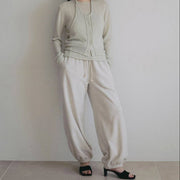 【anuke 2026 winter】Fleece Rough Pants - Champdelarose