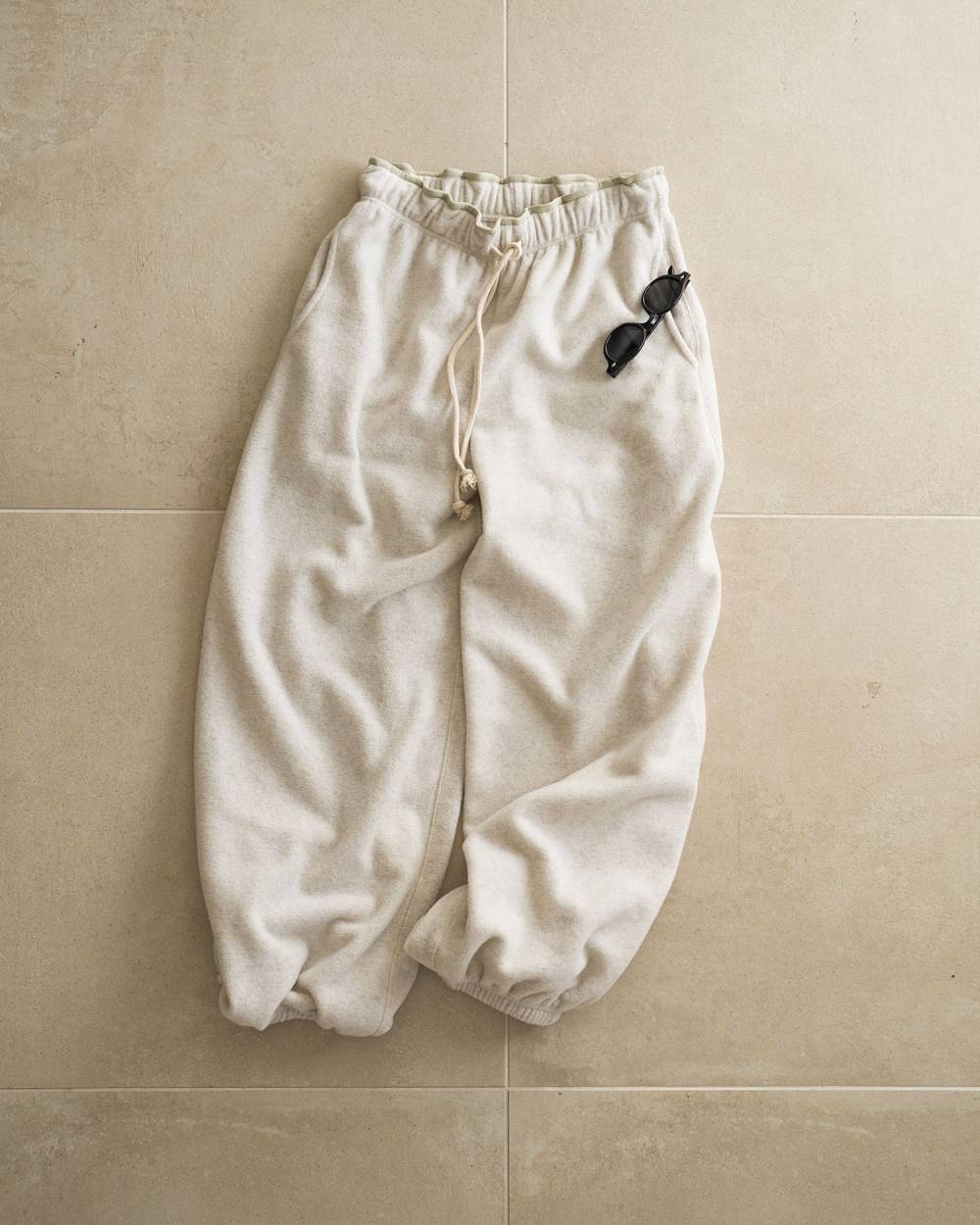 【anuke 2026 winter】Fleece Rough Pants - Champdelarose