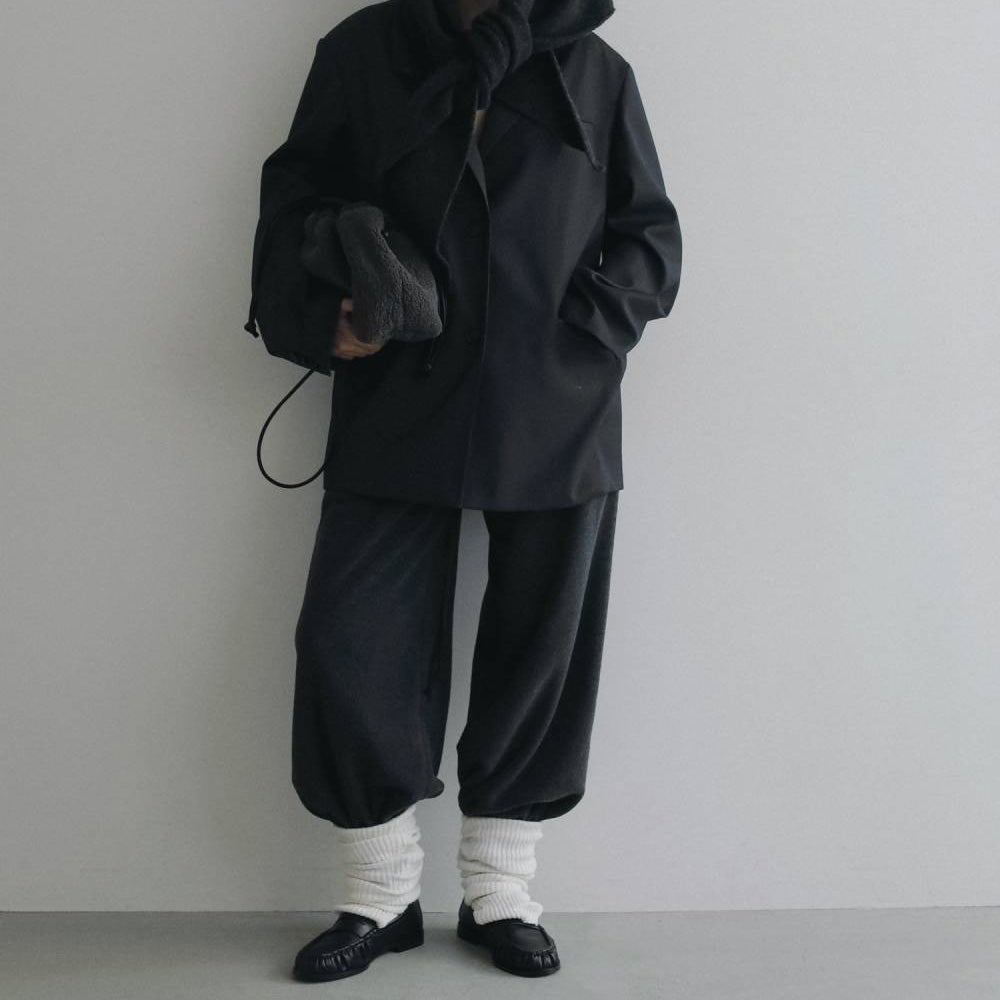 【anuke 2026 winter】Fleece Rough Pants - Champdelarose
