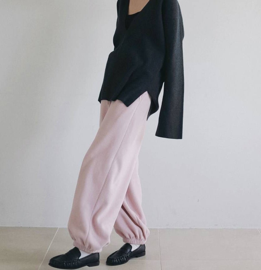 【anuke 2026 winter】Fleece Rough Pants - Champdelarose
