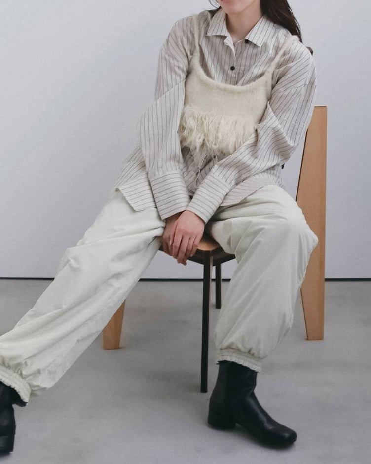 【anuke 2026 winter】Fringe Bustier - Champdelarose
