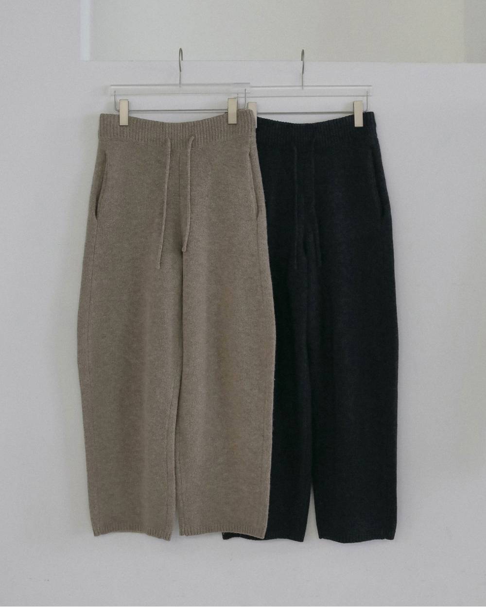 【anuke 2026 winter】Knit Cocoon Pants - Champdelarose