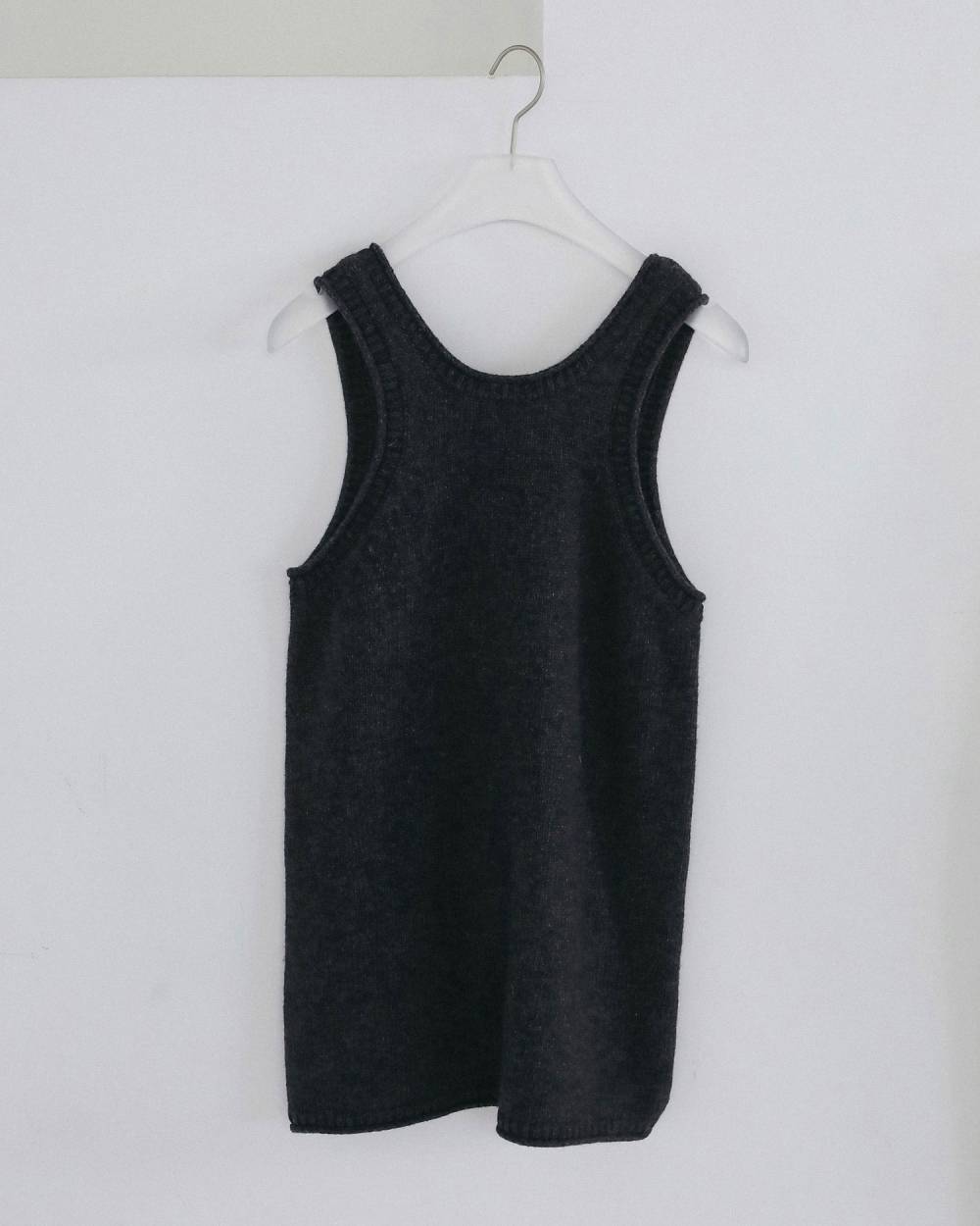 【anuke 2026 winter】Knit Long Tanktop - Champdelarose