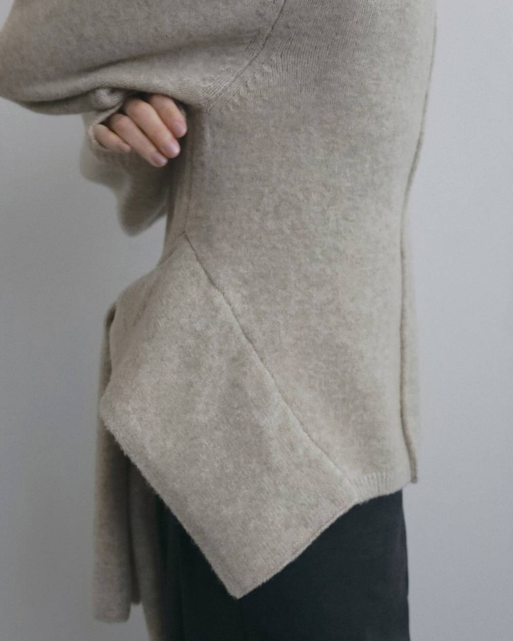 【anuke 2026 winter】Layered Soft Knit - Champdelarose