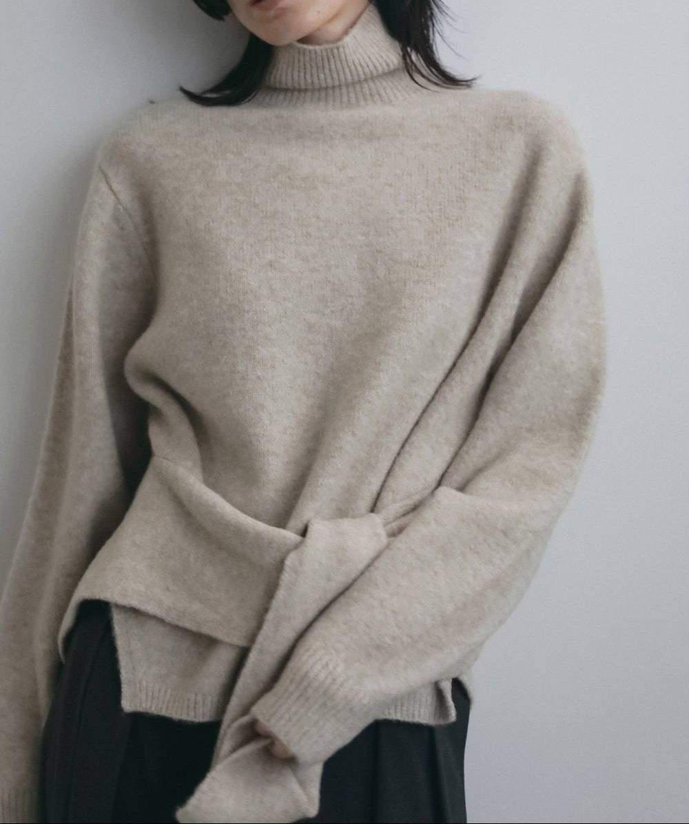 【anuke 2026 winter】Layered Soft Knit - Champdelarose