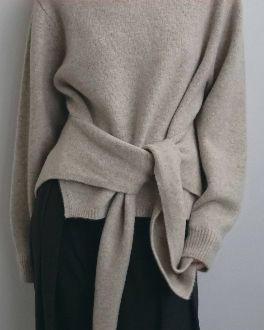 【anuke 2026 winter】Layered Soft Knit - Champdelarose